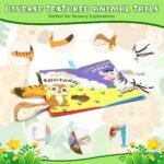 SNOWIE SOFT® Forest Cloth Books for Babies 0 to 3 Years, Sensory Book for Babies 6-12 Month with 3D Touch Feel High Contrast Dimensional, Built in Rustling Sound, Early Educational Waterproof Baby Toy - Image 2