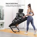Maxpro Manual Incline Treadmill for Home – Pace Pro PTM605M | 6-Level Incline | 5 HP Peak DC Motor | 14 km/h Speed | 110 kg User Weight | Foldable Walking & Running Machine, FitShow App - Image 9