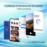 Motorola g37 Power (Pantone Capri, 4GB RAM, 64GB Storage) | MediaTek Dimensity 6400 Octa-Core Processor | 50MP AI Rear Camera | 8MP Front Camera | 6.66-inch HD+ 120Hz Display | 7000mAh Battery - Image 5