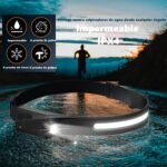 LED Headlamp, Head Lamp with 230° Wide Angle Lighting, 5 Light Modes with Motion Sensor, Pocket Size Waterproof and Lightweight for Camping, Running, Hiking, Work (1 Headlight) - Image 5