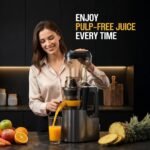Rico Cold Press Slow Juicer with Ice Cream Maker | 5 Years Motor Warranty | Slow Juicer for Fruits, Vegetables & Nut Milk | 10% More Juice, Less Waste | Low Noise | Anti-Drip | Easy to Clean - Image 4