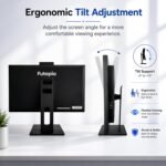 FUTOPIA 23.8" FHD IPS All-in-One Desktop | Intel Core i3-14100 (Up to 4.7 GHz) | 8GB RAM | 256GB NVMe SSD | Pop-up FHD Webcam | Wi-Fi 6 | Windows 11 Pro with Office | Wired Keyboard & Mouse Included - Image 9