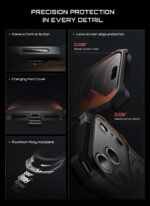SUPCASE for iPhone 18 Pro Max Case/ 17 Pro Max Case with Stand, Black - Image 6
