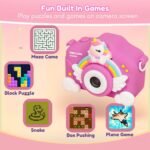 Toy Imagine Kids Digital Camera 48MP with 2 Screens & 1080p Video, Unicorn - Image 2