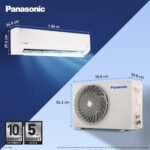 Panasonic 1.5 Ton 5 Star Premium Wi-Fi Inverter Smart Split AC (Matter/MirAIe, AI, DustBuster, 55°C Oper., Copper Condenser, 8in1 Convertible, 4-Way, PM0.1 Filter, CS/CU-NU18BKY5WX, 2026 Model, White) - Image 4