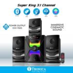 Tronica Super King 3.1 Channel 35W Complete Bluetooth Home Theatre System with Subwoofer, Remote Control, Aux,Pen Drive,FM & Smart TV Support - Image 3