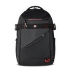SWISS MILITARY 30L Laptop Travel Backpack for 15.6 Inch Laptop, Unisex Office & College Bag with Luggage Strap, Anti-Theft Pocket, Detachable Key Ring & Expandable Bottle Pocket Black - Image 9