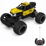 Yellow RC Car Rock Crawler Remote Control Car with LED Headlight, Rechargeable Battery High Speed Off Road RC Car, Monster Truck Toy Car for Kids & Boys 7-14 Years | Remote Control Car Toy Gift - Image 9