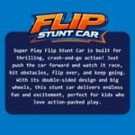 SUPERPLAY Flip Stunt Car Toy for Boys, Double-Sided Toy Car with Big Wheels - Image 5