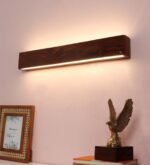 Green House Handmade Luxurious Handmade Sheesham Wood Up-Down 2 Way Wall Light Lamp | 2 feet Wide | 20W Warm White LED | Living Room | Bedroom | Hall | Dining Room | 1-Year Replacement Warranty - Image 7