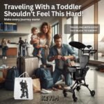 Kevim Baby-Travel-Light, Portable Compact Toddler for Removable Travel for Airplane, Mini Umbrella Stroller Lightweight,only 6 lbs,Weight Capacity 55 lbs - Image 2