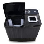 VW Visio World 10.5 kg 5 Star Semi Automatic Top Load Washing Machine, Wings Pulsator Technology, Hydro-Max0010P, Black - Image 4
