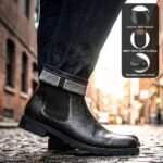 Liberty Fortune Black & Brown Casual Boots for Men - Lace-Up Boot - Image 3