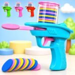 Kidoyz Foam Disc Launcher Toy Gun for Kids | Flying Frisbee Foam Blaster with Stackable Magazine & Easy Trigger Action | Indoor Outdoor Fun Shooting Game | Safe Disc Shooter Toy for Boys & Girls - Image 4