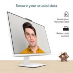 ASUS V470 (2026),Intel Core 3 100U (i3-14th Gen),8GB/512GB,FHD, 27"(68.5cm),Retractable Camera,Windows 11,M365 Basic(1yr),Office24,White,9 kg,V470VAB-KWC3003WS,Wireless Keyboard & Mouse,All in One PC - Image 6