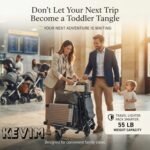Kevim Baby-Travel-Light, Portable Compact Toddler for Removable Travel for Airplane, Mini Umbrella Stroller Lightweight,only 6 lbs,Weight Capacity 55 lbs - Image 8
