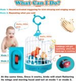 HARRY & JAMES® Talking Bird Toy Dancing Bird Toys Recording Repeat What You Said Singing & Chirping in The Bird Cage Playing Home Decor Talking Bird Toy for Kids,Boys,Girls,Childrens (Multicolor) - Image 5