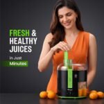 Rico 350W Electric Juicer made with Japanese Technology | ISI Marked & Fully Automatic | Portable, Compact Design, Slow Juicing Process to Extract Maximum pulpy Juice from Fruits & Vegetables - Image 2