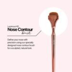IRIS COSMETICS Nose Contour Brush, Vegan & Cruelty Free, Dense Synthetic Bristles, Precision Tip, 1 Pc - Image 2