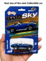 1 PCS Multicolor 1:64 Scale Shelby Cobra 427 Die-Cast Model Car Toy | Metal Body with ABS Parts | Realistic Classic Sports Car Replica | Smooth Free-Wheel Collectible Vehicle for Kids - Image 7