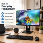 FUTOPIA 23.8" FHD IPS All-in-One Desktop | Intel Core i3-14100 (Up to 4.7 GHz) | 8GB RAM | 256GB NVMe SSD | Pop-up FHD Webcam | Wi-Fi 6 | Windows 11 Pro with Office | Wired Keyboard & Mouse Included - Image 11