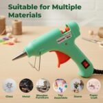 THEMISTO 20 Watt Mini Hot Melt Glue Gun with 10 Glue Sticks for DIY Art and Crafts… - Image 5