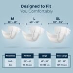 KareIn Premium Adult Diaper Tape M Size, Medium, Waist (76-114 cm 30'-45'), 10 Unit, Long Protection Hour, Unisex, Quick & Even Absorption, Anti-Bacterial, Leakproof, Odour Control, Wetness Indicator - Image 7