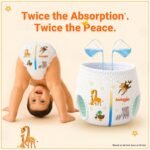 Lovingle Luxury Baby Diaper Pants, Small (S), 5-8kg, 34 Count | 9PM-9AM Protection | Diaper Change Indicator | Easy Throw Tape | Indian Baby Fit - Image 4