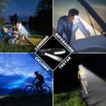 LED Headlamp, Head Lamp with 230° Wide Angle Lighting, 5 Light Modes with Motion Sensor, Pocket Size Waterproof and Lightweight for Camping, Running, Hiking, Work (1 Headlight) - Image 8