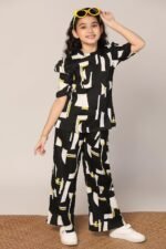 Fashion Dream Girl's Cotton Blend Printed Clothing Set|Casual Wear|Two-Piece Set|Coordinate Outfit for Girl - Image 3