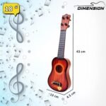 Wishkey Guitar for Beginners Kids Toys for 2-5 Years Boy Or Girl, 4 String Musical Instrument for Early Music Learning, Compact Role Play Guitar Under 2000 for Children - Image 2