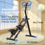Vertical Climber & Stair Stepper for Home - Full Body Workout, Adjustable Height, Folding Climber Exercise Machine, Cardio & Strength Training Fitness Equipment (Stair Climber) - Image 9