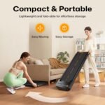 Flexnest Flexpad EZ 3HP Walking Pad Treadmill for Home Use | Compact Ultra-Slim | Smart Bluetooth App + Remote | Shock Absorption | LED Display | 9% Incline | 100kg Capacity - Image 2