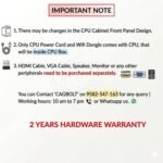 Assembled i5 Desktop PC | Core i5-3470 3rd Gen | 16GB RAM | 256GB SSD | HDMI | VGA | Ethernet | Windows 11 Pro | Office 2024 | 2 Years Warranty | Office & Home Use Desktop CPU - Image 9