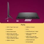 Dell 24 AIO, 13th i5, 8GB RAM DDR5 512GB SSD,Intel Graphics, 23.8" FHD AG,IPS, 99% SRGB, Win 11+MSO'24+O365|Intel WiFi 6e, 5MP Pop-Up Camera, Dolby Dual Speakers, 3 Yrs Warranty|Wireless Keyboard Mice - Image 8