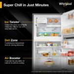 Whirlpool 235 L Frost Free Triple-Door Refrigerator | Zeolite Technology | Microblock Technology(FP 253D PROTTON ROY RADIANT STEEL(Z), Up to 44% Reduction in Cold Air Loss*] - Image 4