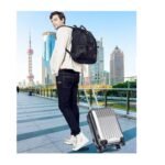 Red Lemon Swisslook Polyester Bange Series 45L 15.6-inch Laptop Bags Backpack for Men and Women Semi Waterproof USB with Anti Theft Pocket Travel Backpack - Image 6