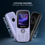 Motorola All-New A300-2026 Dual Sim keypad Phone | 2 Years Replacement | Type C Charging Port |Long Lasting Battery | Loud Sound | Wireless FM | (Black) - Image 9