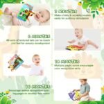 SNOWIE SOFT® Forest Cloth Books for Babies 0 to 3 Years, Sensory Book for Babies 6-12 Month with 3D Touch Feel High Contrast Dimensional, Built in Rustling Sound, Early Educational Waterproof Baby Toy - Image 3