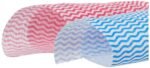 Amazon Brand - Presto! Non-Woven Kitchen Towel Roll | 80 Pulls (Pack of 2) | Size: 23 x 21 cm | Wavy Pattern (Red & Blue) | Washable and Reusable | Highly Absorbent | For Daily Use - Image 7