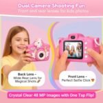 Toy Imagine Kids Digital Camera 48MP with 2 Screens & 1080p Video, Unicorn - Image 3