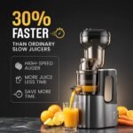 Rico Cold Press Slow Juicer with Ice Cream Maker | 5 Years Motor Warranty | Slow Juicer for Fruits, Vegetables & Nut Milk | 10% More Juice, Less Waste | Low Noise | Anti-Drip | Easy to Clean - Image 10