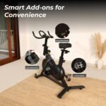 Cult SmartSpinVolt Spin Bike | 10Kg Flywheel | 140kg Max Weight | Magnetic Resistance Exercise Bike - Image 8