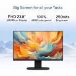 ASUS V440 (2026),i5-14th Gen,Intel Core 5 210H,Intel iGPU,16GB/512GB,FHD,23.8"(60.45 cm),Win 11,M365 Basic(1Y),Office 24,Black,5.46 kg,V440VA-KBC5002WS,with Wireless Keyboard & Mouse,All in One PC - Image 2
