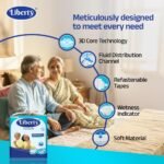 Liberty Popular Adult Diapers, Tape Style, Large (L) Size, 30 Count, Waist Size (101-152cm | 40-60 inches), Unisex, High Absorbency, Leak Proof, Wetness Indicator, Pack of 3, 10 Count/Pack - Image 6