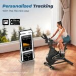Flexnest Flexbike 2026 Smart Exercise Cycle for Home | Bluetooth App Connected Spin Bike with 500+ Live Classes | 7Kg Flywheel, 100 Resistance Levels | 100Kg Capacity Indoor Fitness Bike (Flexbike EZ) - Image 2
