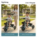 Lifelong Trike Cycle for Kids 2-5 Years - Tricycles for Boy & Girl - Baby - Bicycle for Kids - 3 EVA Wheels, & Basket for Toys -Durable Tricycle 30 kg Capacity(Blue/Black) - Image 7