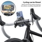 STRIFF MoRide1 Bike Phone Mount | 360° Rotatable Mobile Holder for Bicycle & Motorcycle | Strong Grip Anti-Shake | for 4.7 to 6.8 Inch Smartphones | Secure Handlebar Mount | Easy Installation | Black - Image 5