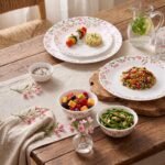 Novo By La Opala Opalware Dinner Set 10 Pcs for Family of 2, Spring Meadows - Image 5