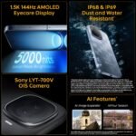 iQOO 15R (Dark Knight 2026, 12GB RAM, 256GB Storage) | Snapdragon® 8 Gen 5 Processor | India’s Slimmest Smartphone in 7600mAh Battery* | Segment's Most Stable 144FPS Gaming - Image 7
